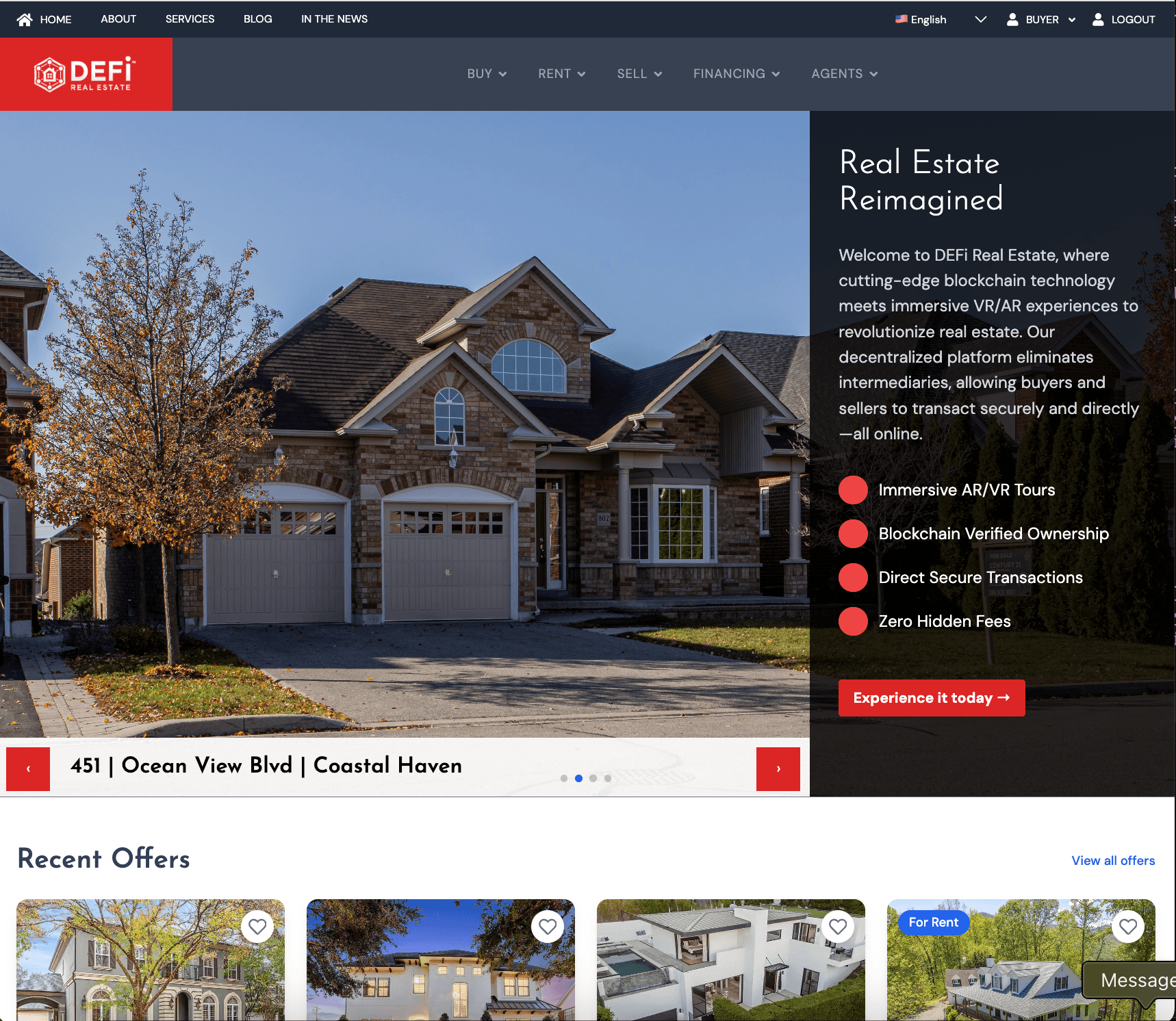 DEFi Real Estate App
