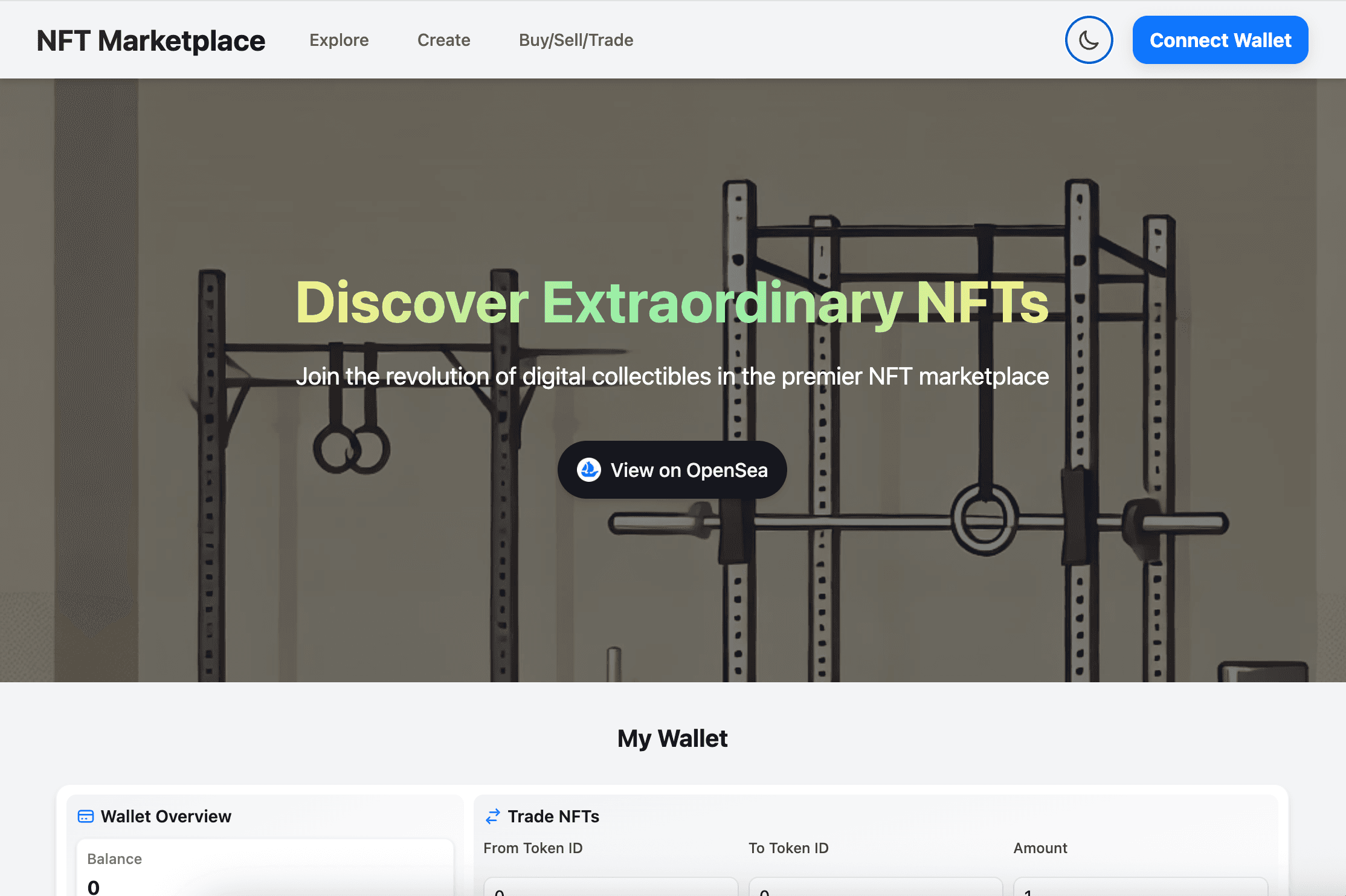 NFT Marketplace Dapp